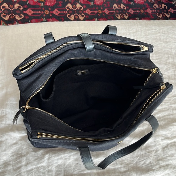 Cuyana Triple Zipper Leather/Canvas Weekender - Picture 7 of 12
